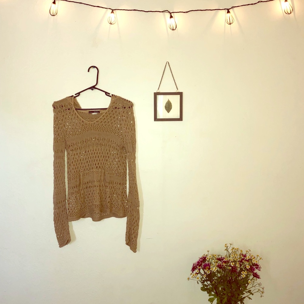 Knitted, hooded sweater!